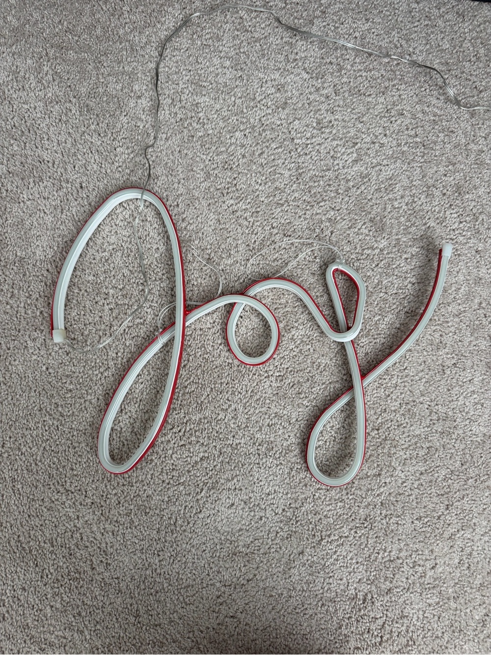 Wondershop Christmas LED Joy Sign Target - Picture 3 of 3